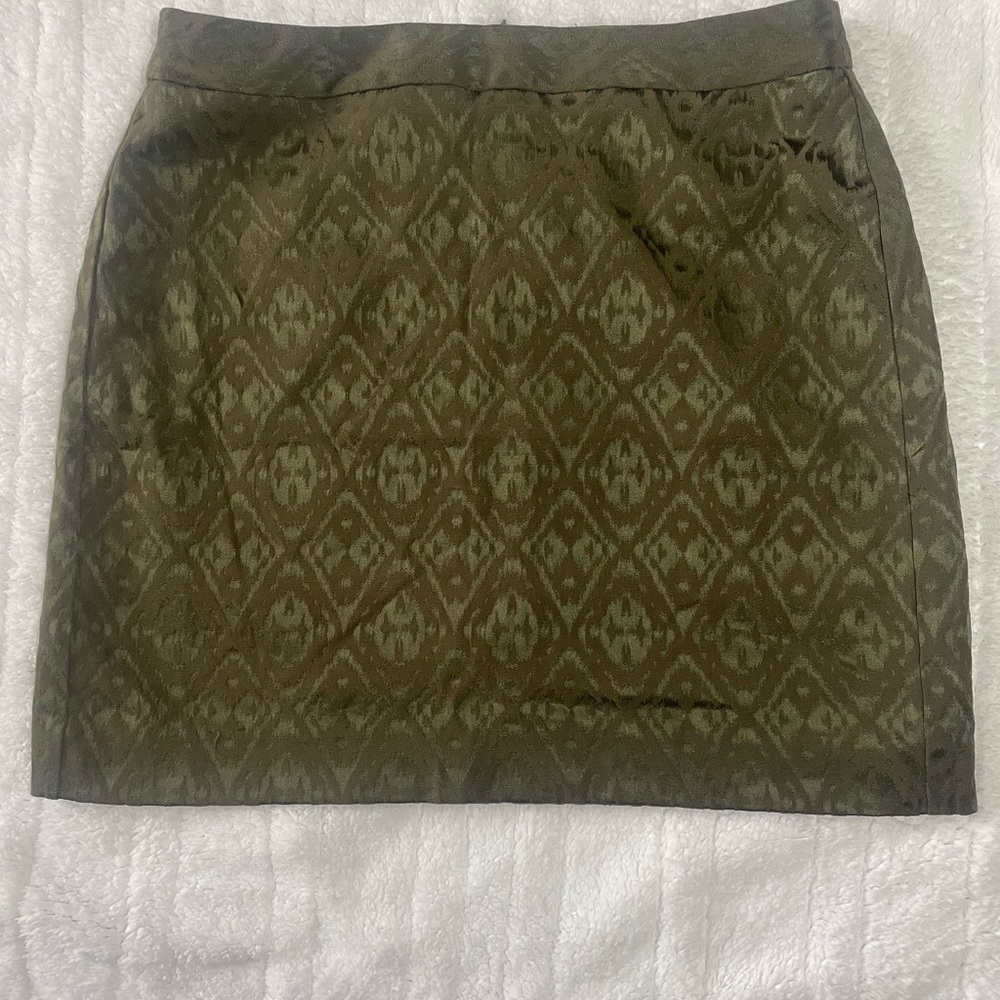 Banana Republic Green Mini Skirt